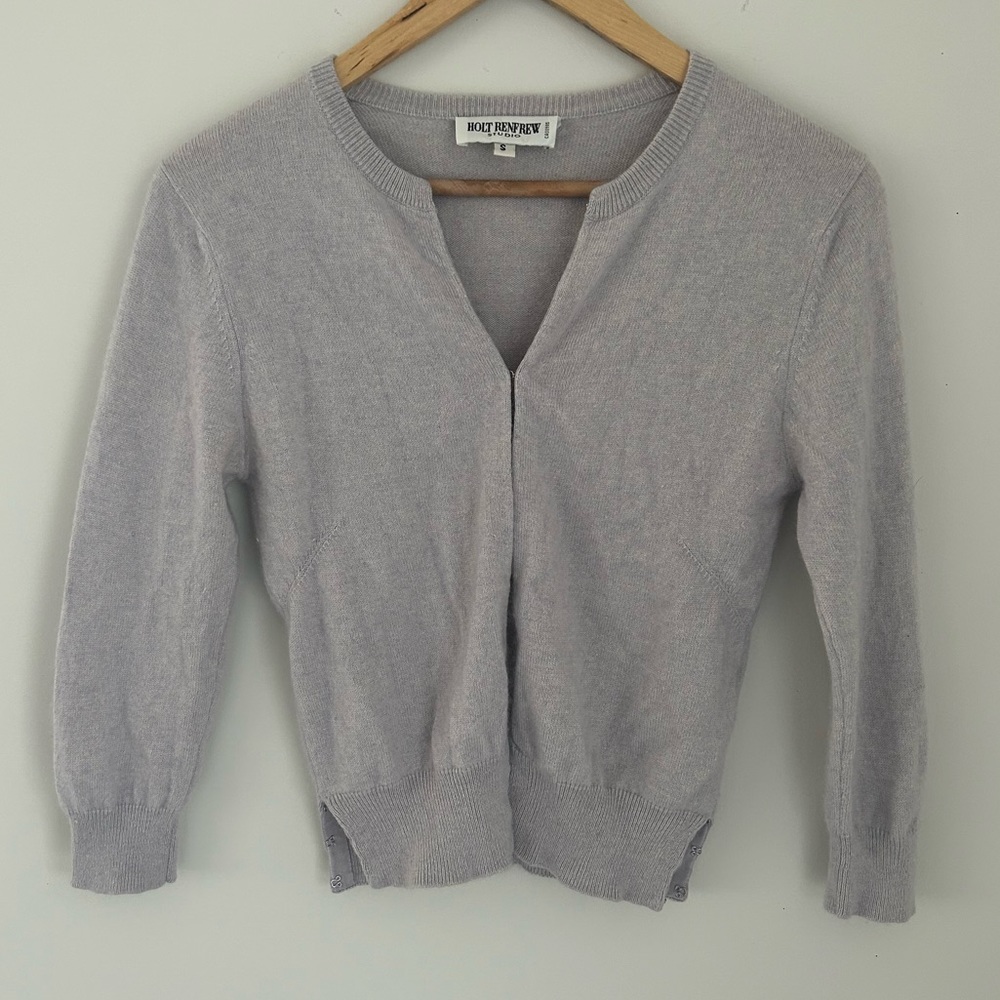 STUNNING ✨ VINTAGE HOLT RENFREW SIZE SMALL 55% SILK 45% CASHMERE
